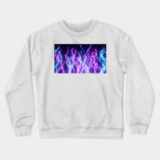 Magical Colorful Frozen Icicle Flames Crewneck Sweatshirt